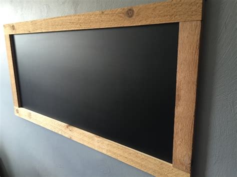 large wall mounted chalkboards.